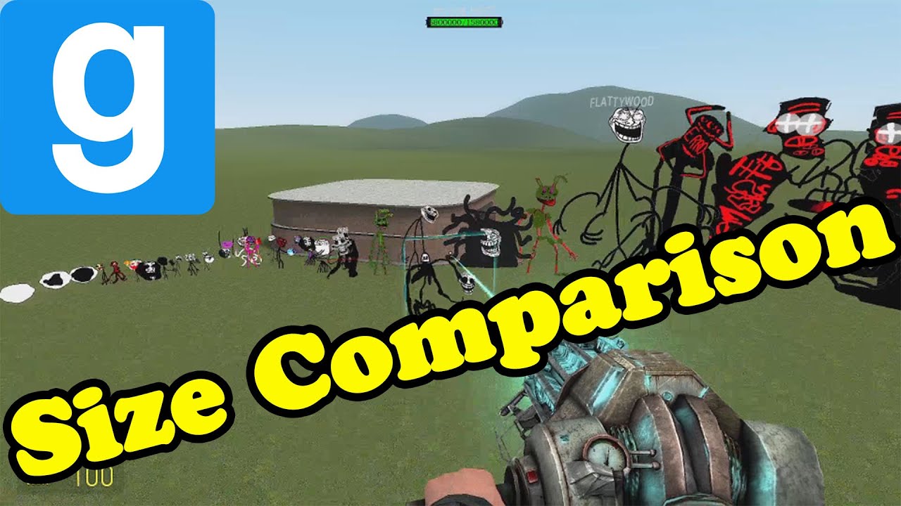 The Trollge Size Comparison in Garry's Mod