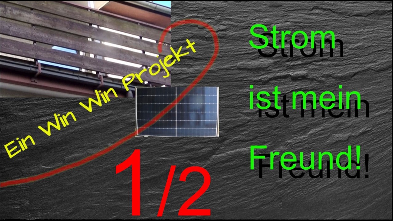 Balkon-Sanierung mit PV: Alte Bretter sind out – PV-Power ist in! (Teil 1/2)
