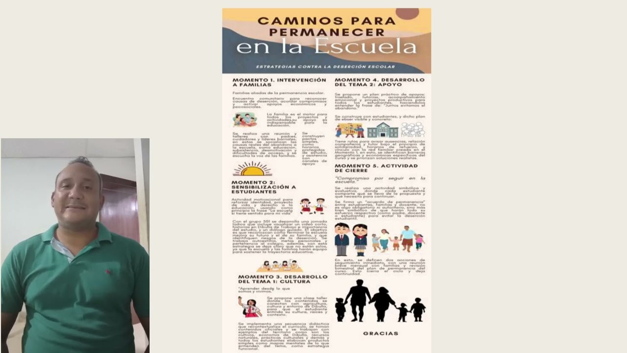Propuesta caminos para permanecer en la escuela
