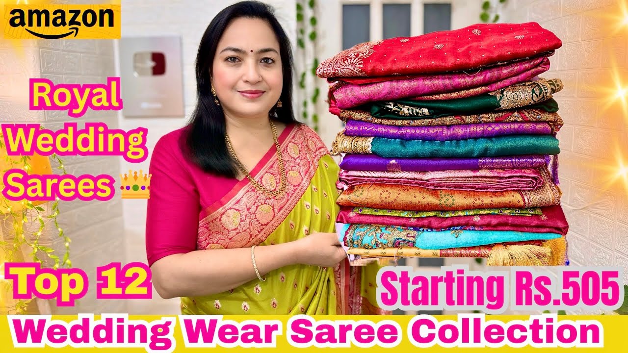 🔥Elegant & Classy Sarees Collection 🌸 Amazon Saree Finds #amazonfashion  #ad #Sarees @ashigautam 