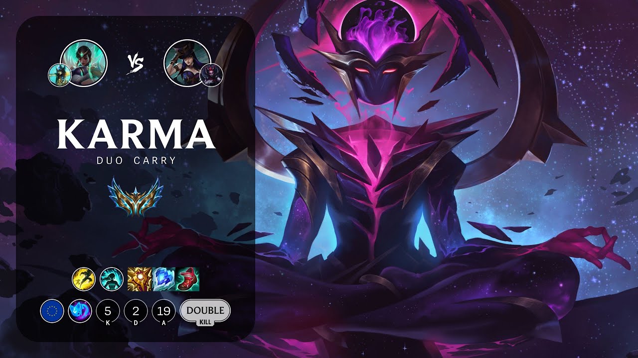 Karma Bot vs Caitlyn - EUW Challenger Patch 12.21