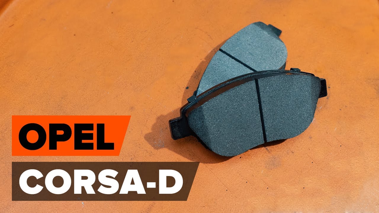 Wie OPEL CORSA D Bremsbeläge vorne / Bremsklötze vorne wechseln [AUTODOC TUTORIAL]