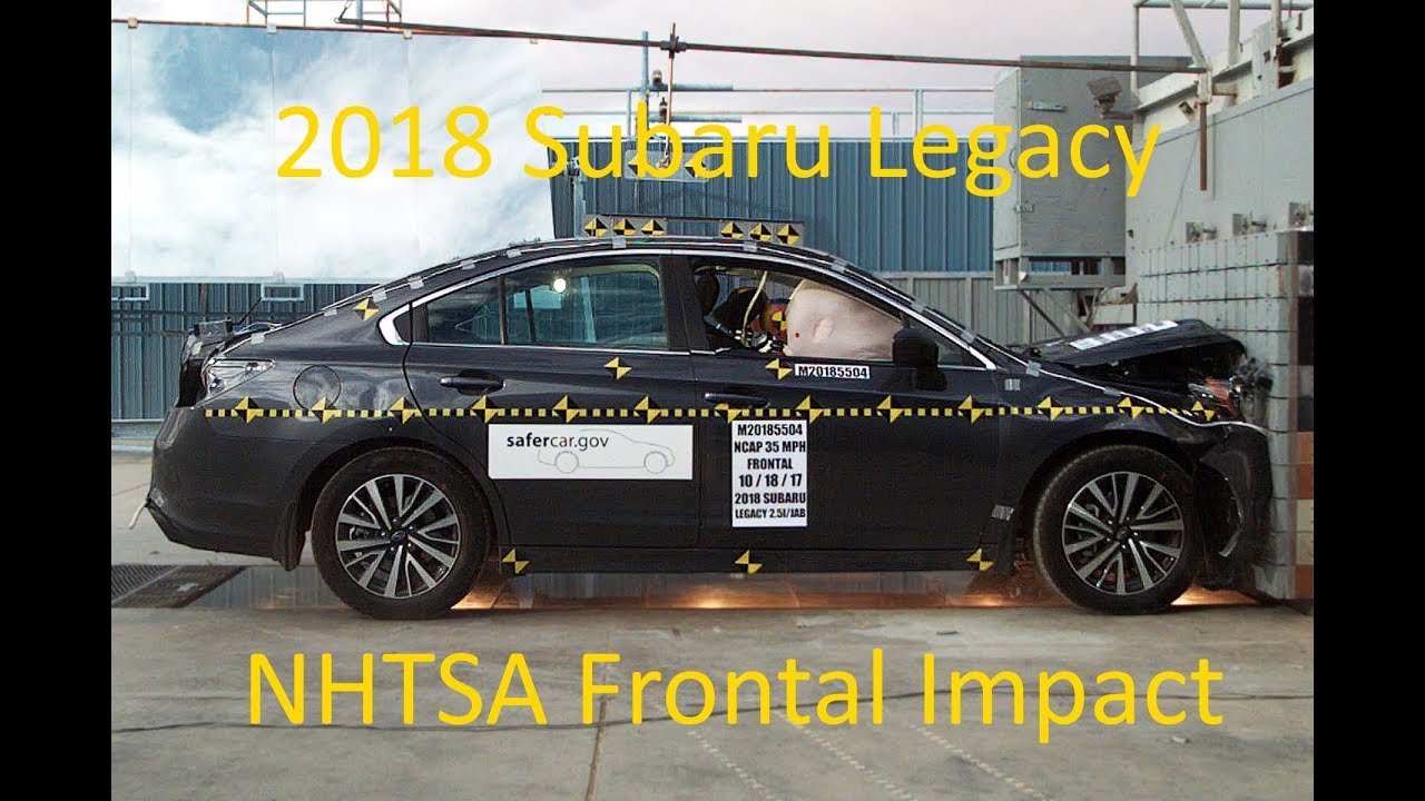 2018-2019 Subaru Legacy/Liberty NHTSA Frontal Impact