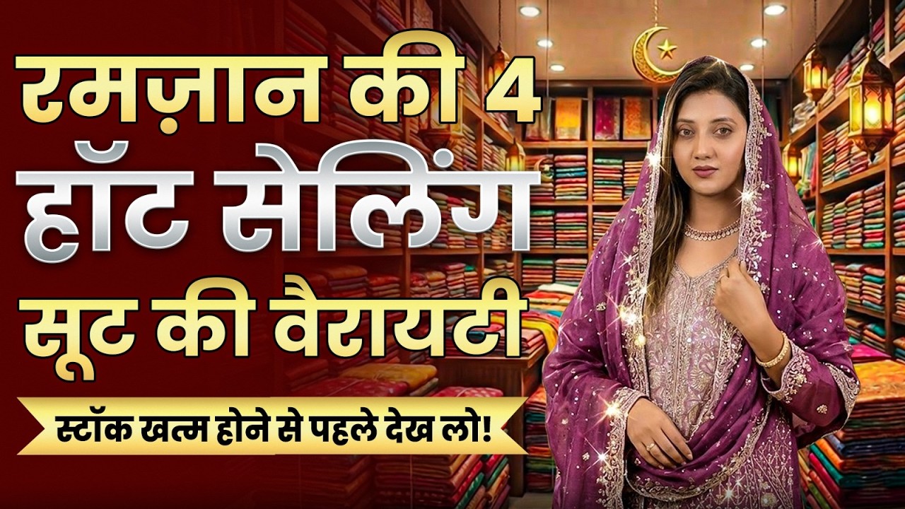 🔥 बाजार में छा गया जिमी चू वाला पलाज़ो सूट  | Most Trendy Suit of Ramzan 2026 | Ramzan Collections