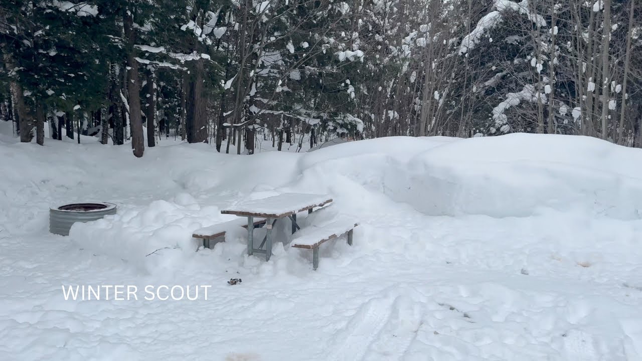 Scouting a Winter Camp | Tahquamenon Upper Falls Campground