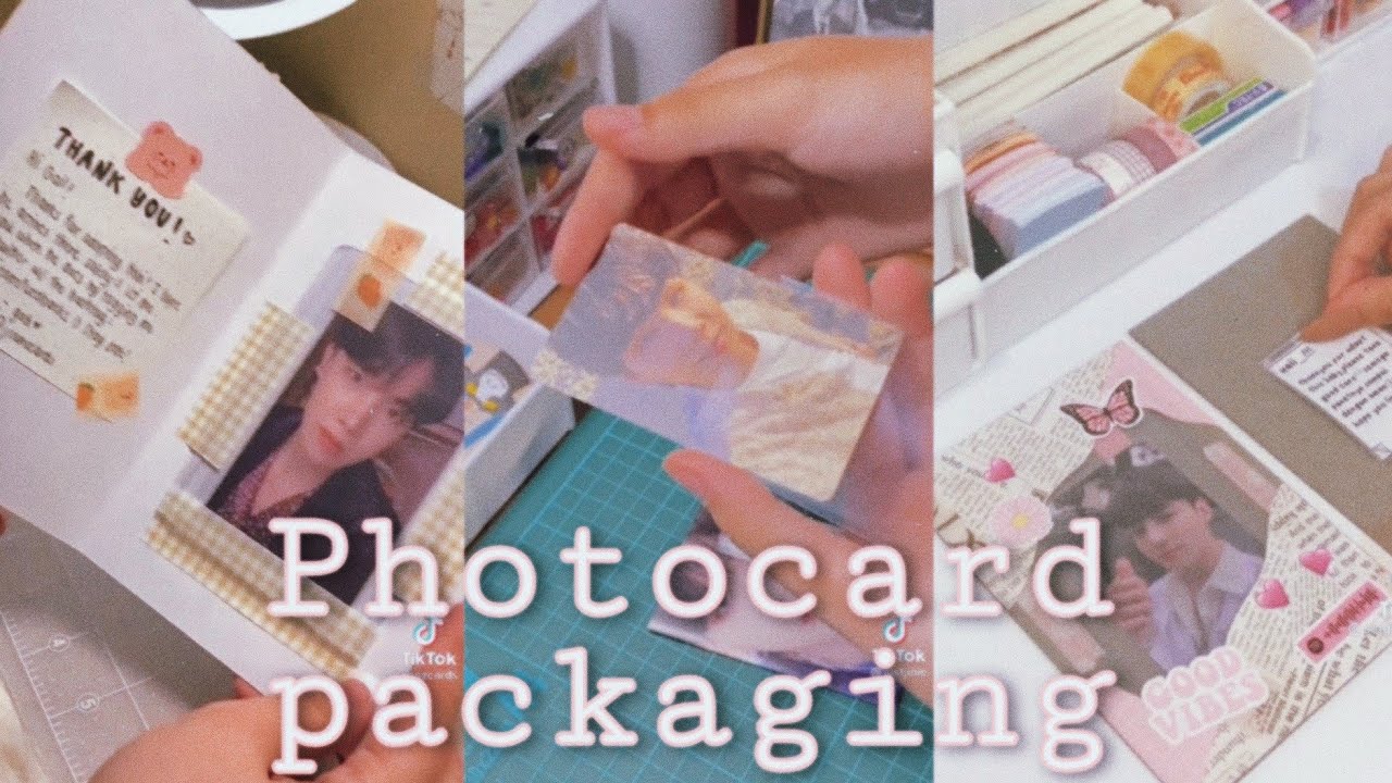 تجهيز طلبات /تبادل فوتوكارد تيك توك 💌|packaging photocards tiktoks