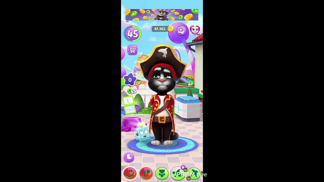 MY Talking Tom 2 Live #shorts #live #trending #viraltom #funnycat #satisfying #mytalkingtom2 #games