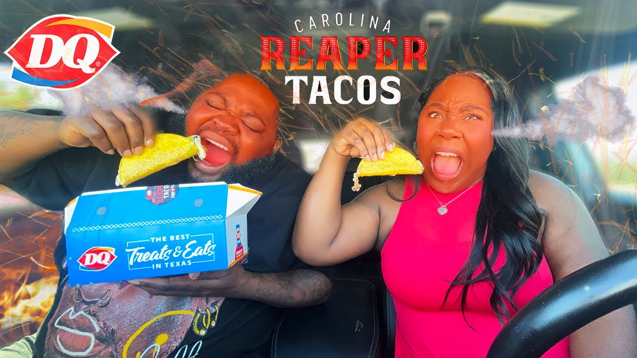 Мы попробовали техасские тако Carolina Reaper от Dairy Queen!!!