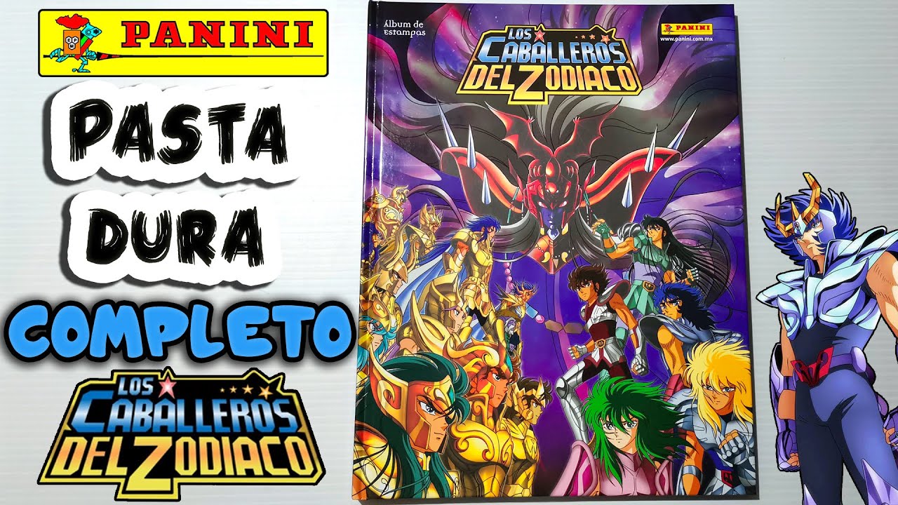 ÁLBUM CABALLEROS DEL ZODIACO — PASTA DURA 