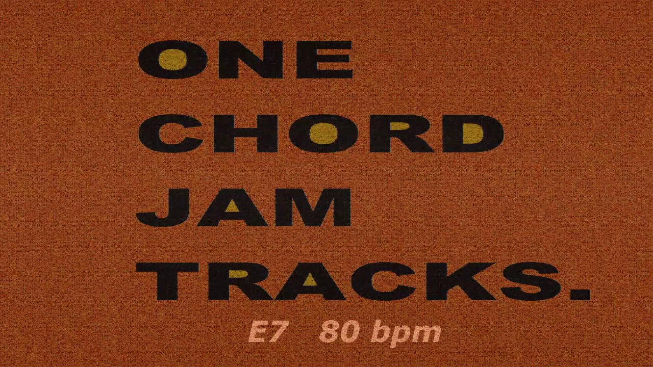 E7 - Psychedelic Rock - 80 bpm | One Chord Jam Tracks