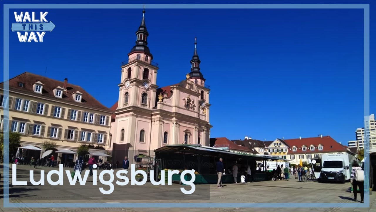 Ludwigsburg - Walking Tour 4k
