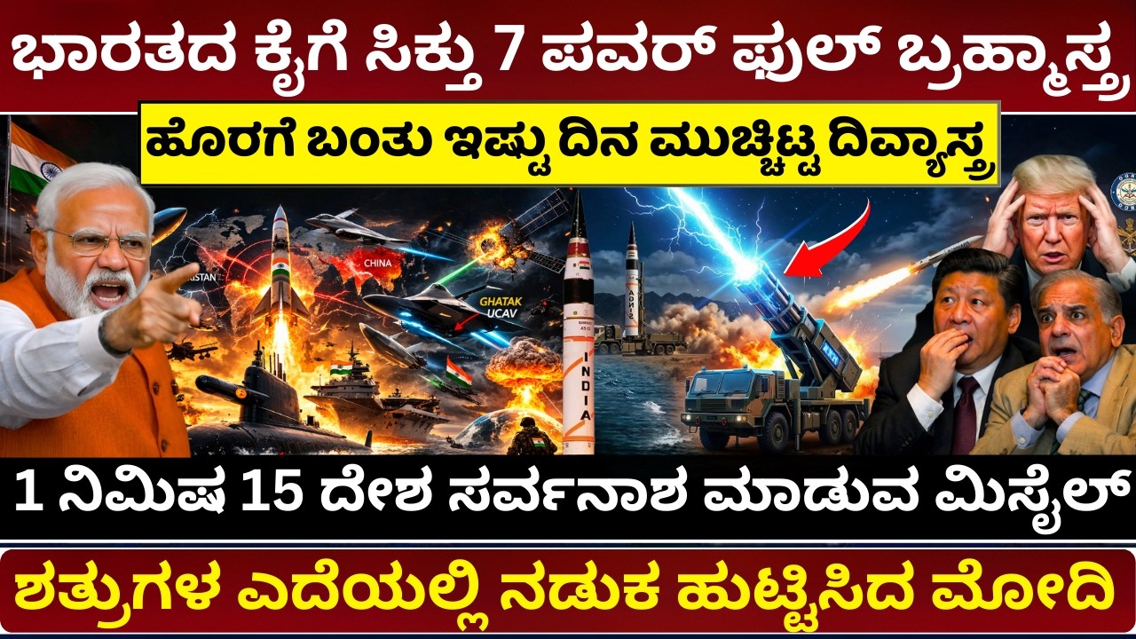 ಭಾರತದ 7 ರಹಸ್ಯ ಆಯುಧಗಳು | Indias 7 Secret Weapons | Future Defense Tech Most Powerful Indian Weapons