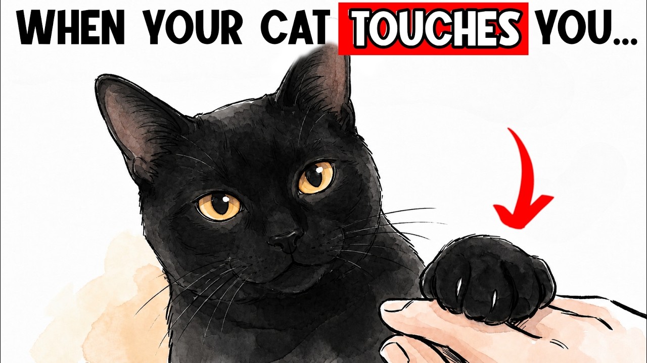 If Your Cat Puts Their Paw on You 🐾, They&rsquo;re Trying to Tell You THIS! 😼
