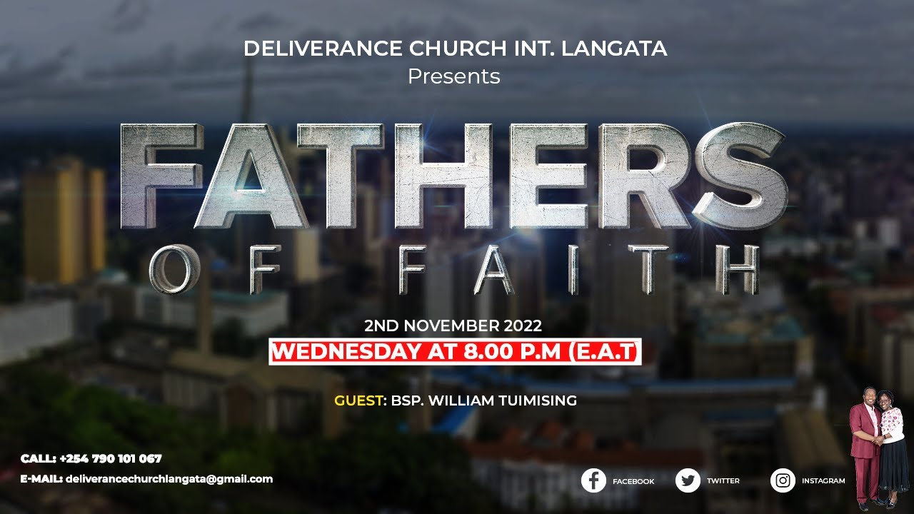 FATHERS OF FAITH  SHOW  || GUEST: BSP  WILLIAM TUIMISING PART 1