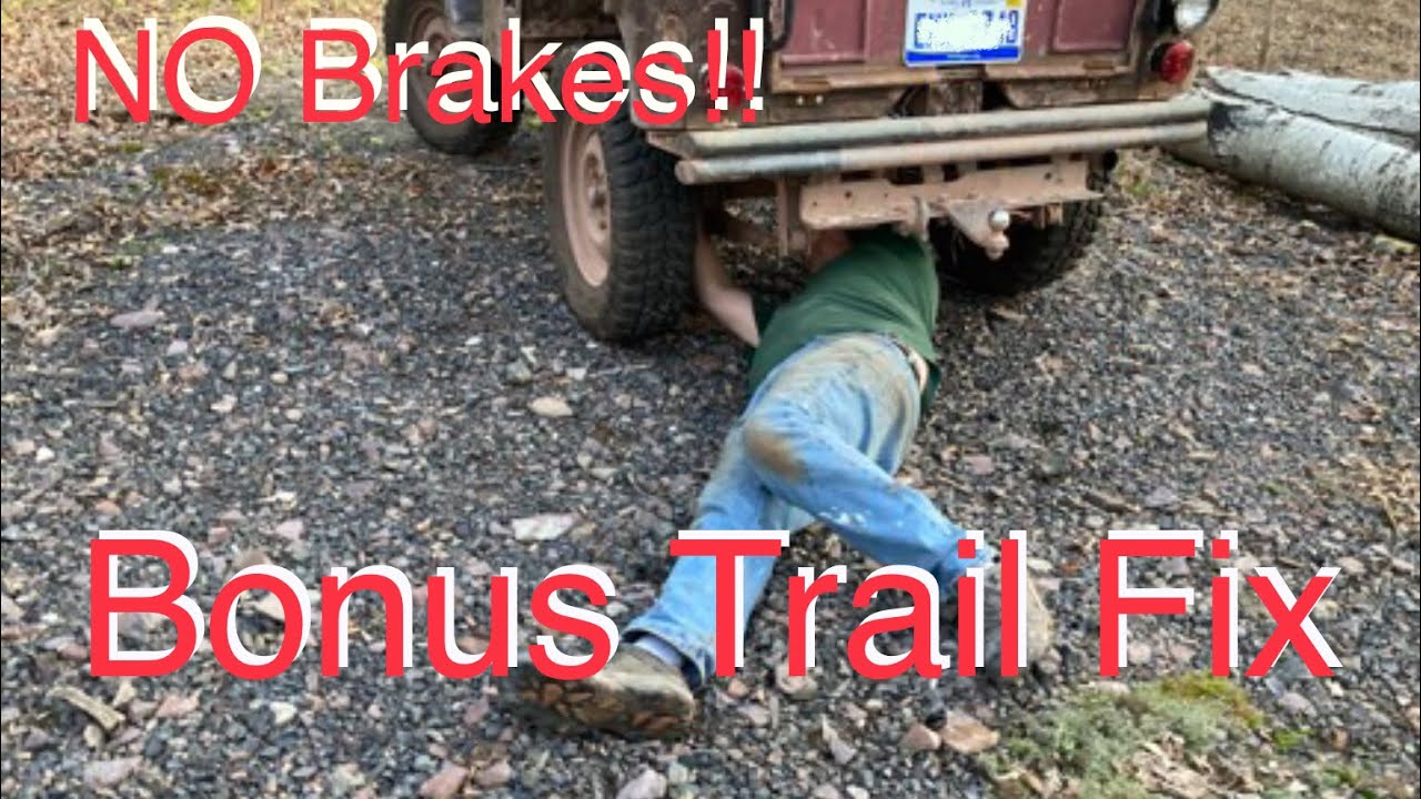 Willys CJ2A Brake cylinder replacement-trail fix