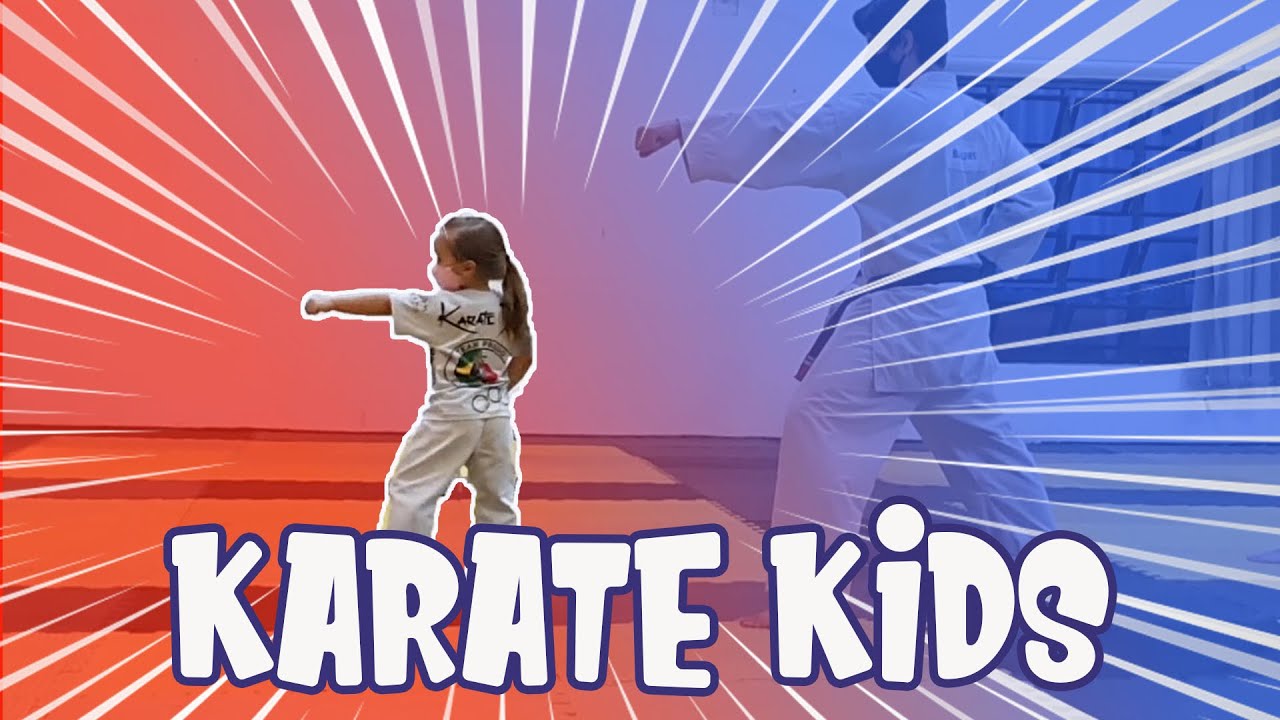 Aula de Karate | Helena fazendo aula de karate pra se tornar uma karateca kids.