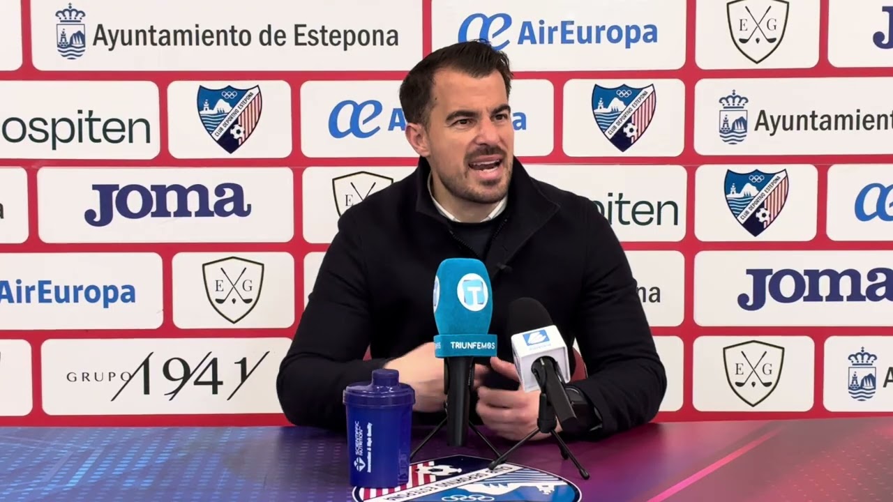 Rueda de Prensa de Manolo Sánchez, CD Estepona vs Xerez CD 
