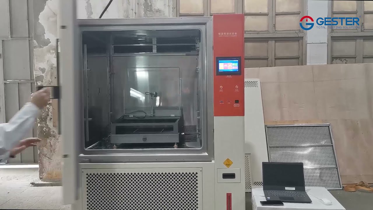 GESTER Sweating guarded hot plate test method operation video GT-C98