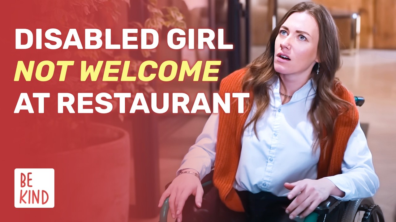 Disabled woman humiliated at restaurant | @BeKind.official