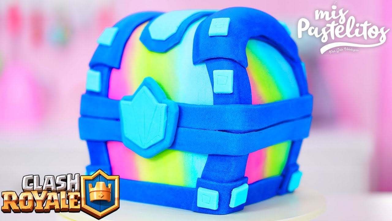 PASTEL DEL COFRE LEGENDARIO DE CLASH ROYALE | MIS PASTELITOS