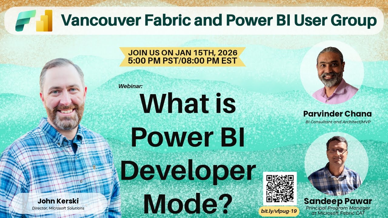 Power BI Developer Mode Explained | PBIP Format, Git Integration #PowerBI #VFPUG #MicrosoftFabric