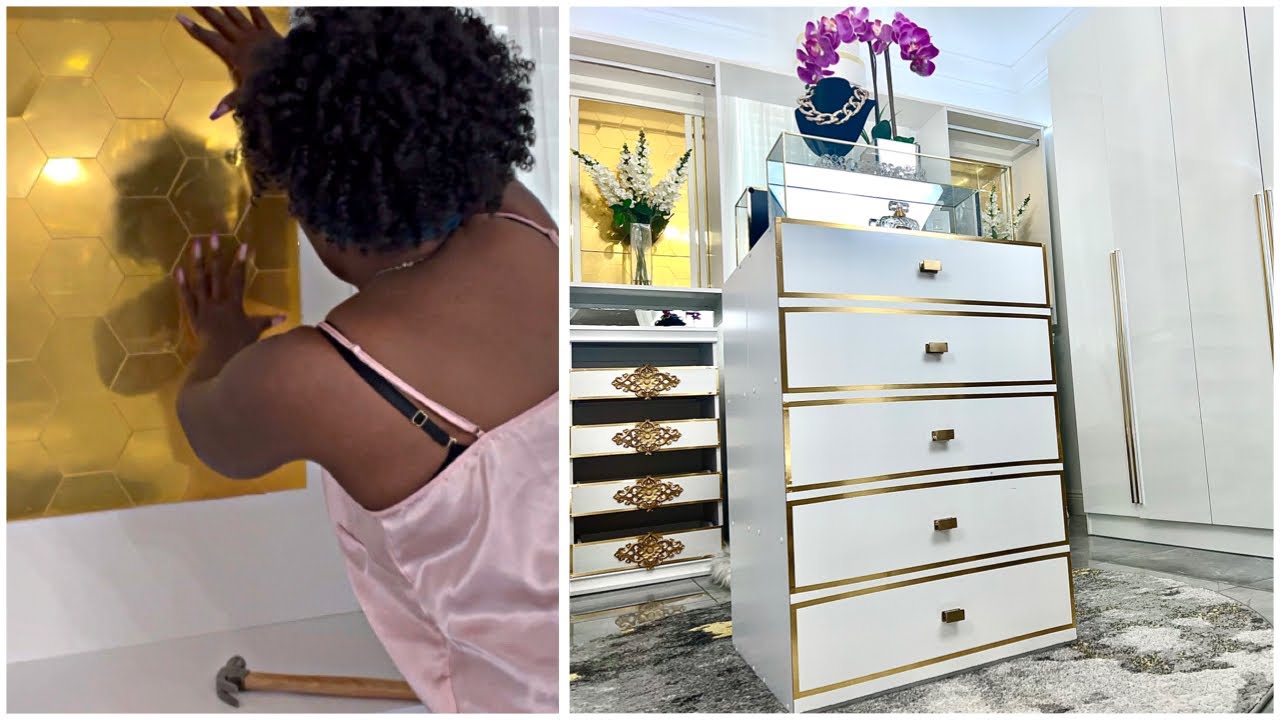 NEW DOLLAR TREE MEETS IKEA! LUXURY CLOSET Transformation