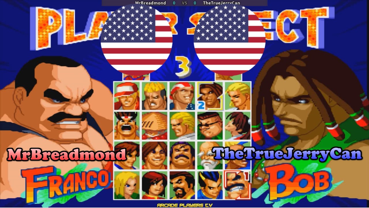Real Bout Fatal Fury 2 ➤ MrBreadmond (Usa) vs TheTrueJerryCan (Usa) rbff2