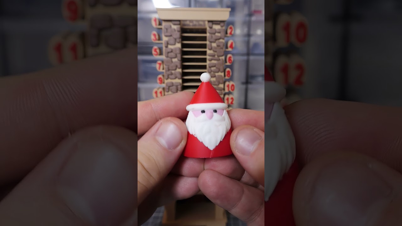 Advent Calendar, 3D printed! 🎅🎄🎁 If you enjoyed the video, leave a like and follow me! 🔥🔝 