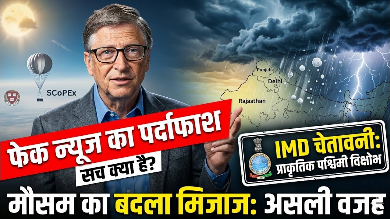 Kya Sach Mein Bill Gates Mausam Badal Rahe Hain? 🤨 SCoPEx vs Reality 