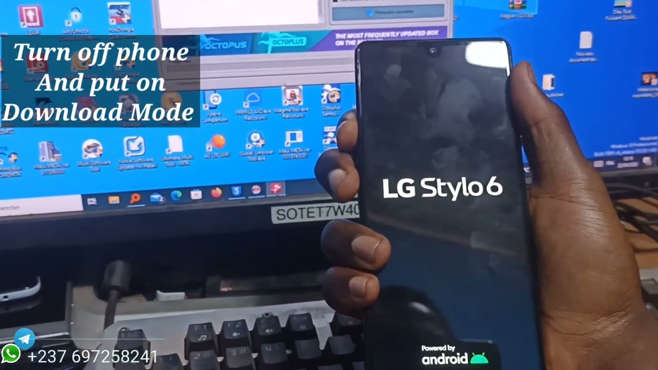 Comment débloquer ou Désimlocage Réseau des LG. LG STYLO 6. Q730TM Unlock Network Octopus LG