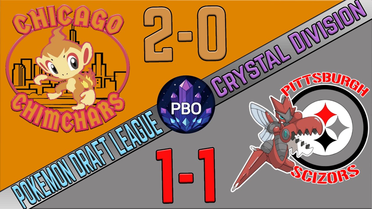 Pokémon Draft League | Chicago Chimchars VS Pittsburgh Scizors | S10 W3 | PBO