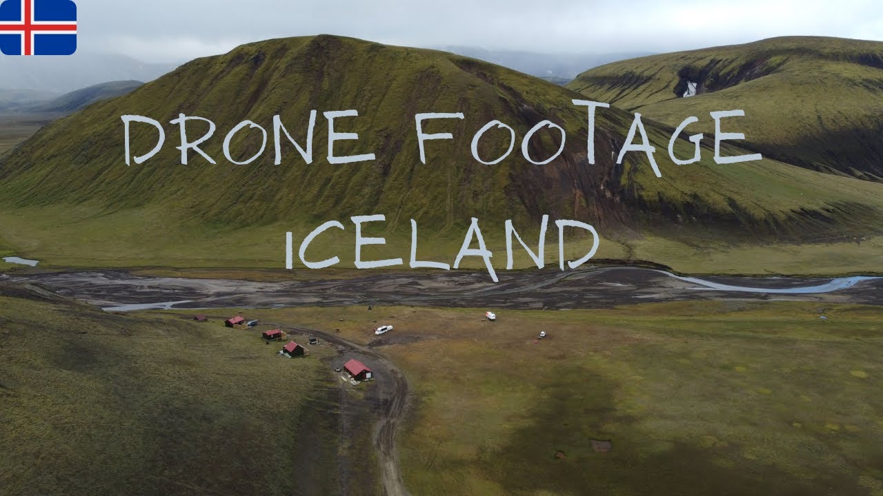 Iceland in 4K / Landscape with horses / Drone footage
