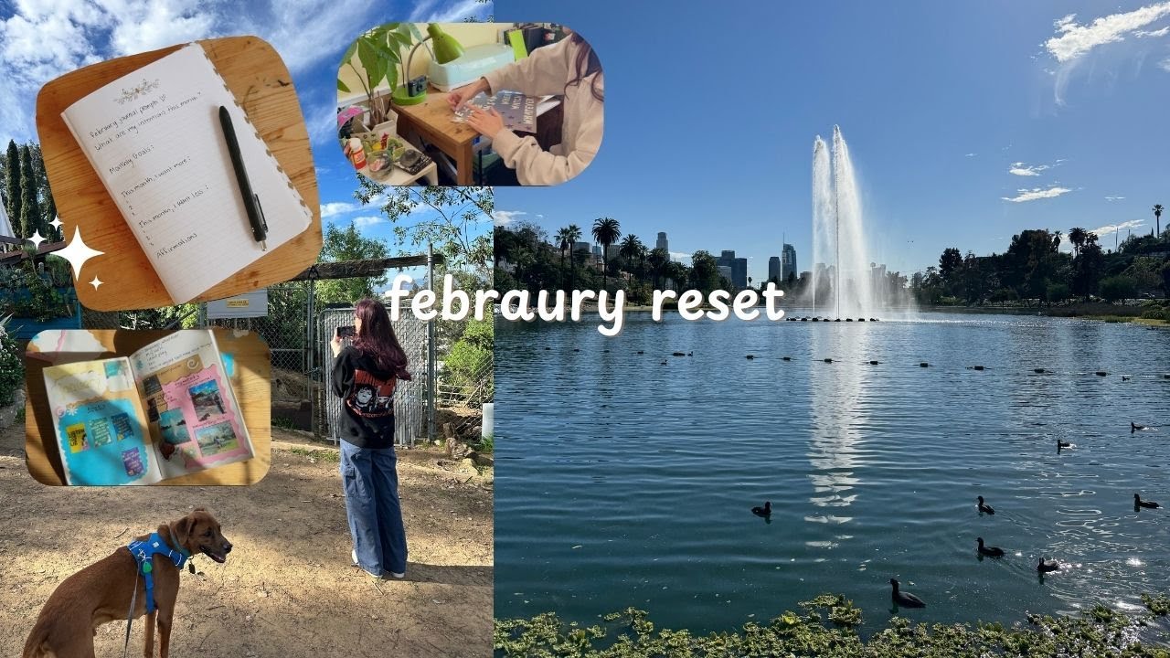 february reset 💌 january reflections, setting intentions,  journal prompts,  and more