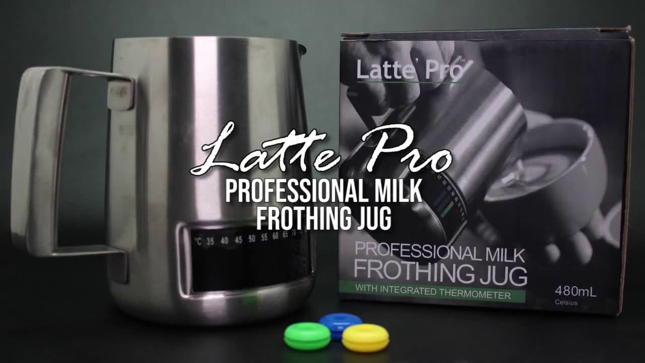 LATTE PRO MILK JUG 480ml with Thermometer