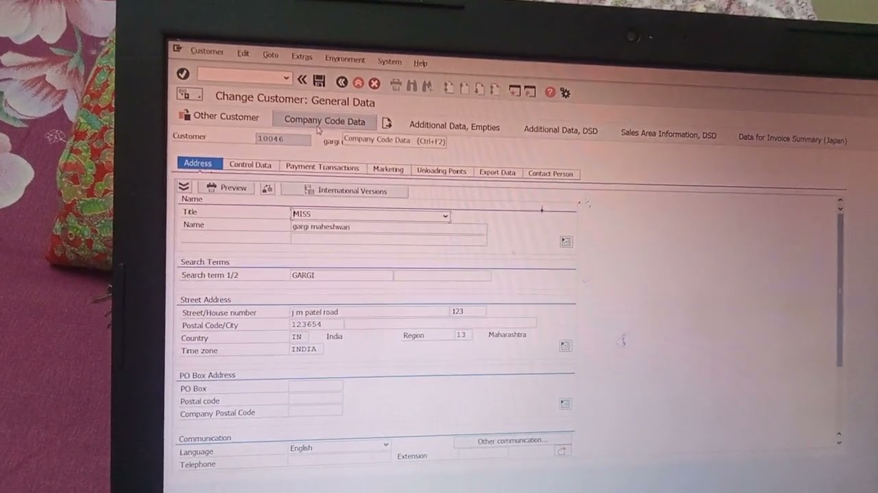 Entry ni09 is missing in table T043G (F-28) Incoming payment in account receivable