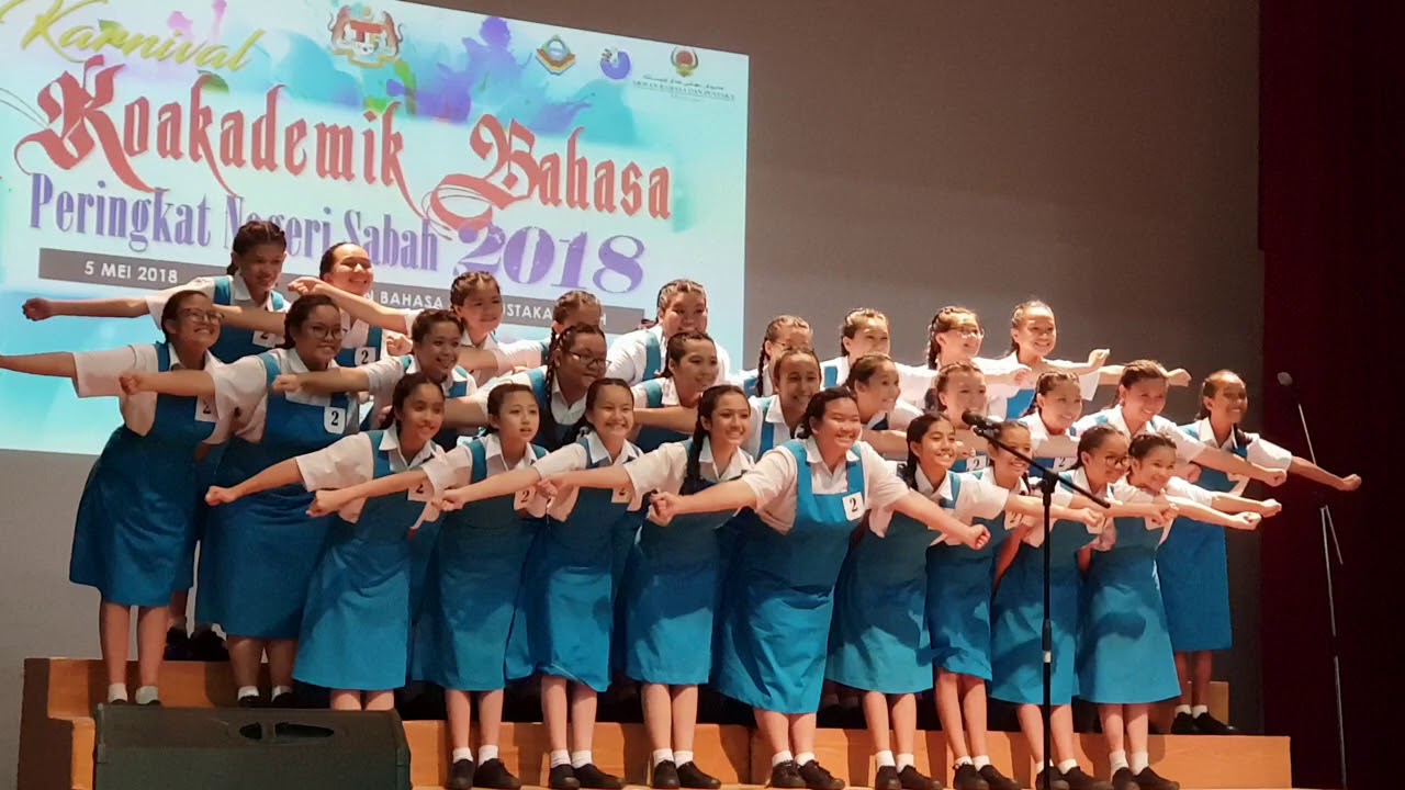 SM St Francis Convent KK Sabah State Level choral  speaking performance