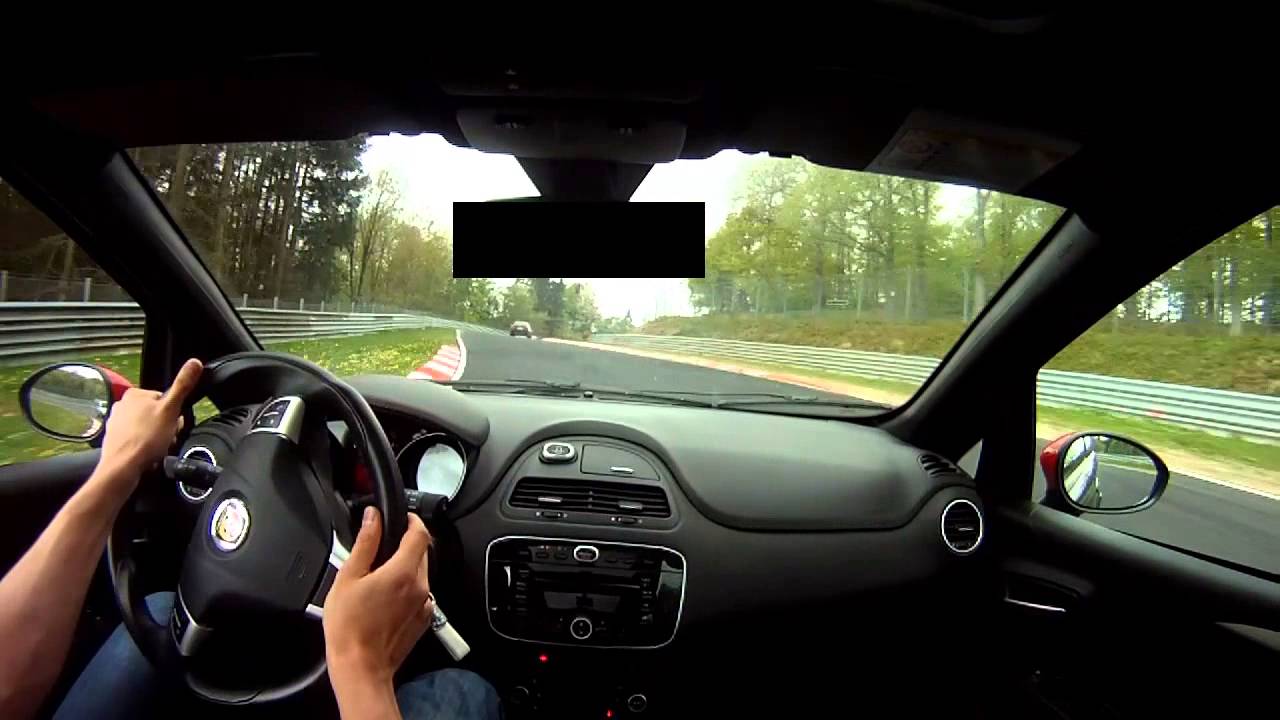 ABARTH PUNTO EVO Nürburgring Nordschleife Very First Time Ever!