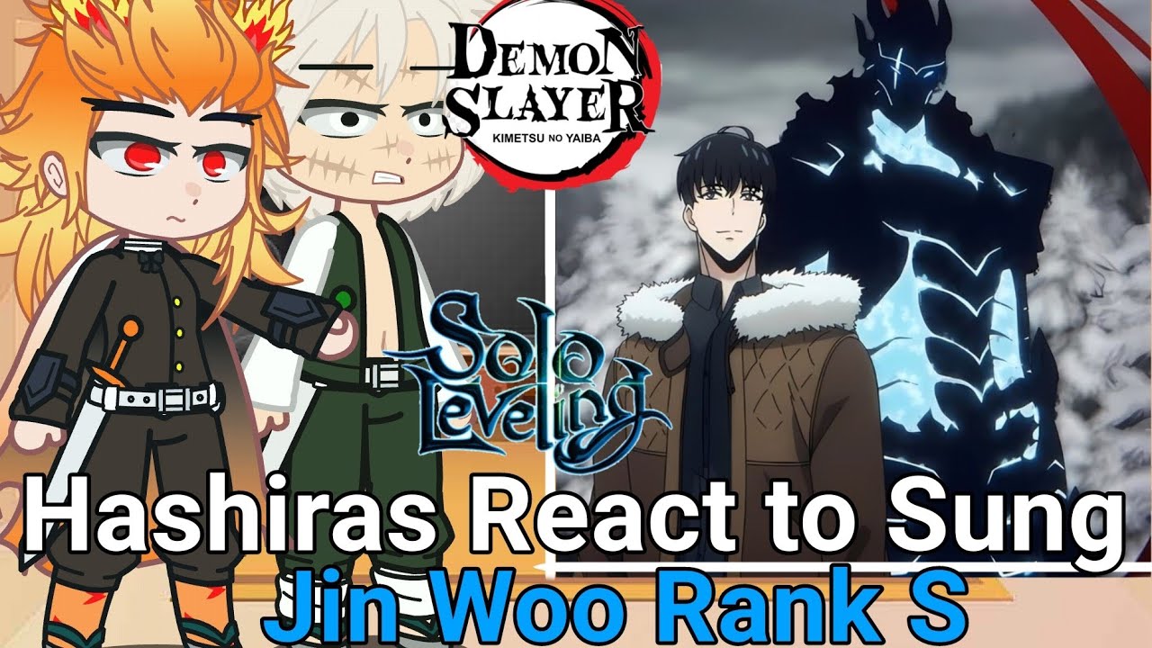 ||🥶HASHIRAS REACT TO SUNG JIN WOO👿💀//SOLO LEVING X DEMON SLAYER||GC🇧🇷🇺🇲