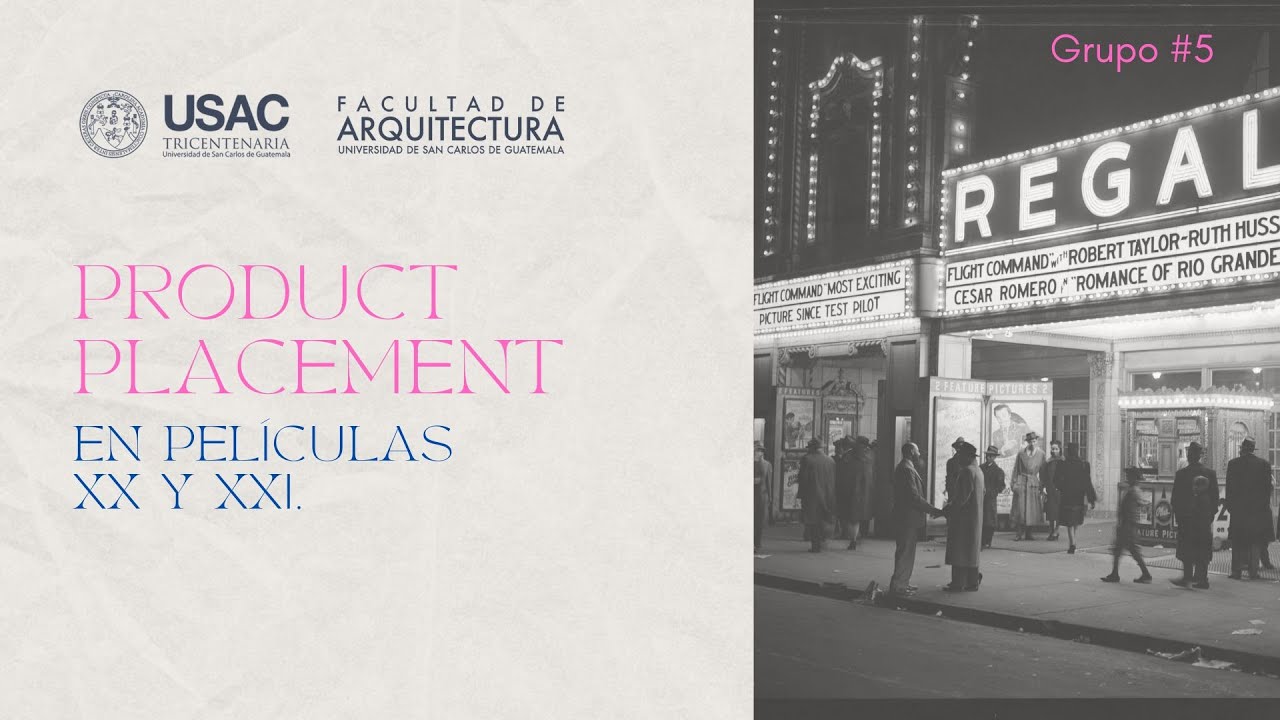 Product placement en pel&iacute;culas siglo XX al XXI
