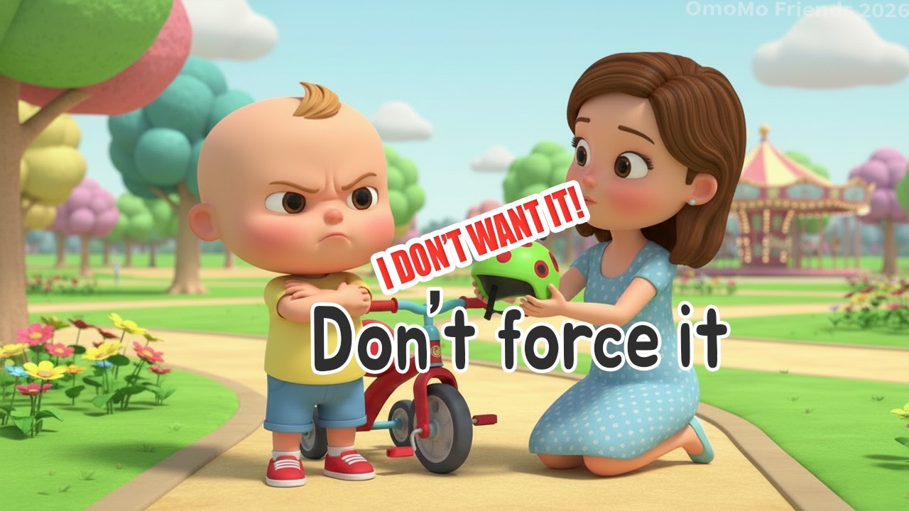 I DON’T WANT IT! 😤 Don’t Force It | Magic Helmet Song | OmoMo Friends