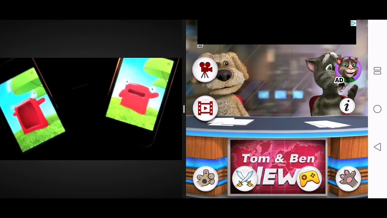talking Carl my voice is higher than your voice echo talking tom and ben news