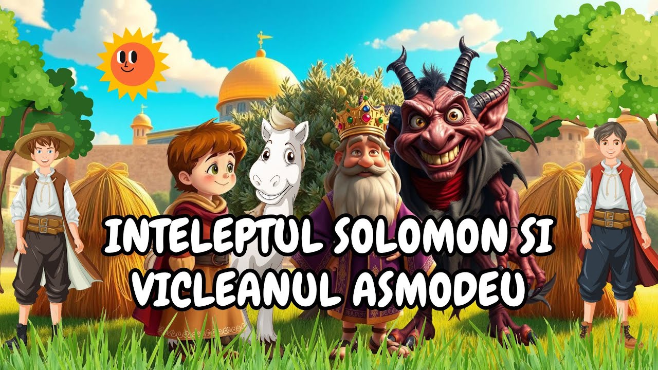 👑 Înțeleptul Solomon și Vicleanul Asmodeu | Povesti pentru copii | Basme | Povesti nemuritoare 👑