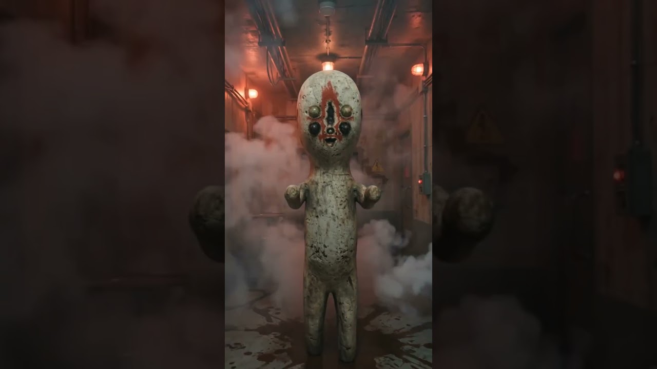 NCP File 173: Do NOT Blink! 👁️ SCP-173 Concrete Statue #shorts
