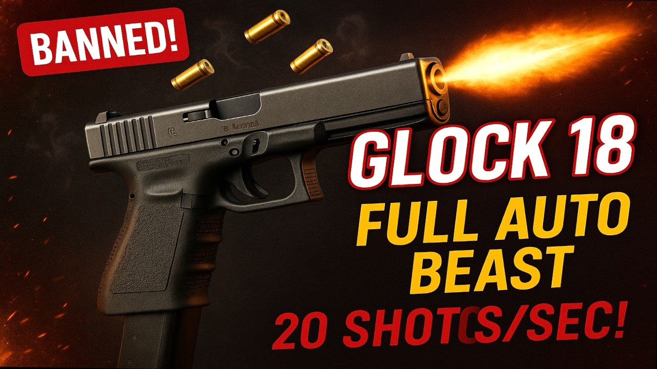 GLOCK 18: The Full-Auto Monster That's BANNED Worldwide (Insane Firepower!)