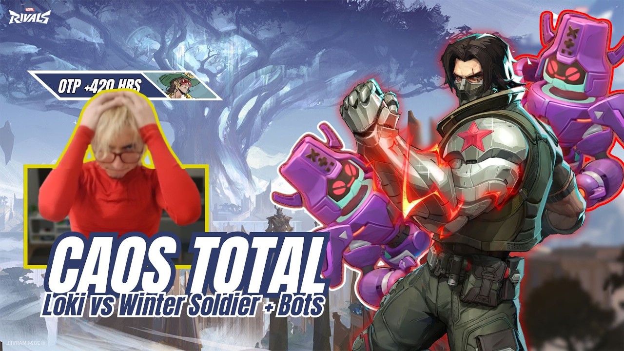 Si juegas Bucky, hoy aprenderás a jugar Loki | Loki vs Winter Soldier (+2 bots caoticos) & Ranked