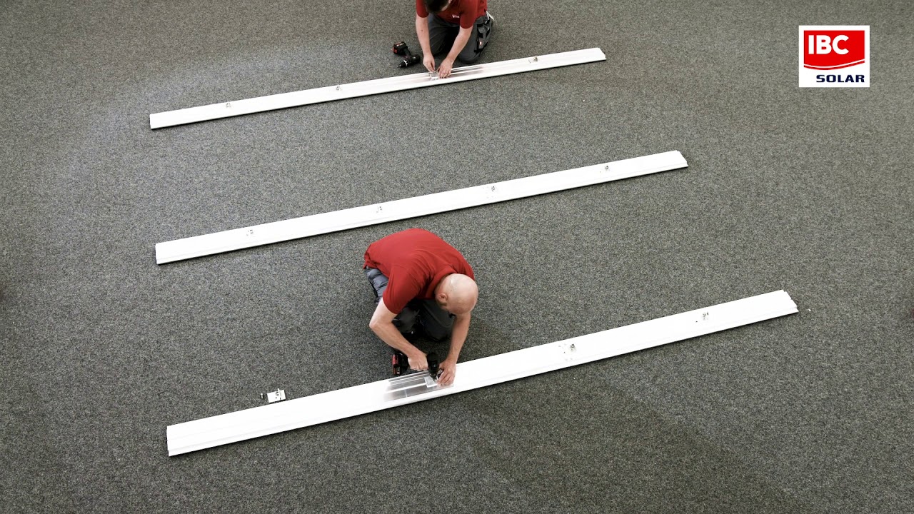 Installation IBC AeroFlat - Flachdach Montagelösung für Solarmodule ohne Dachdurchdringung