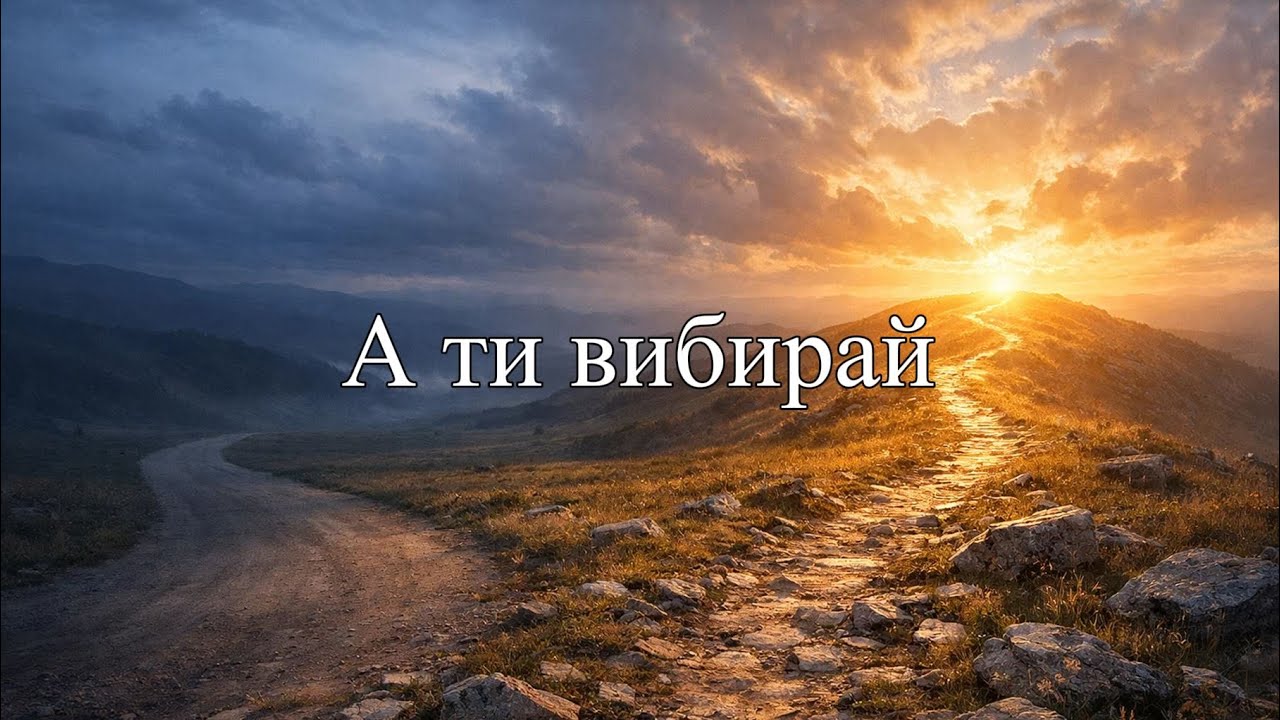 А ти вибирай