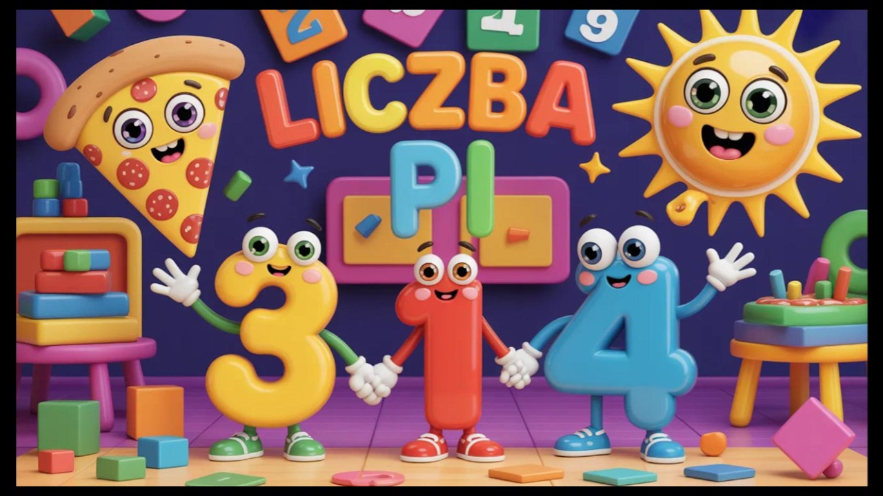 MAGICZNE KÓŁKO (Liczba Pi) 🔢 Piosenka matematyczna dla dzieci | @piosenkomania-pl