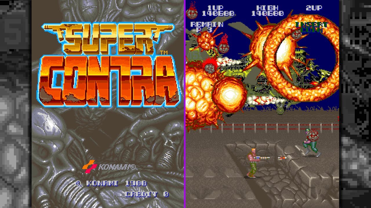 Super Contra Longplay (Arcade) [QHD]