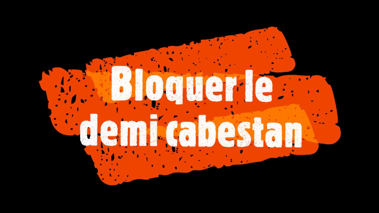 Bloquer le demi cabestan